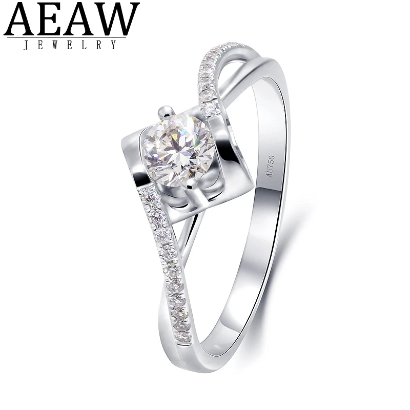 AEAW D color 0.3ct Round Moiss