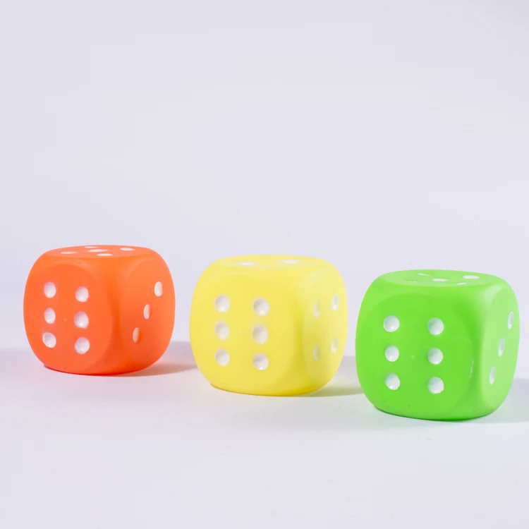 

Hot Selling Dog Chews Vinyl Pet Toys Funny Toys Fun Dice Dog Toys, Picture color