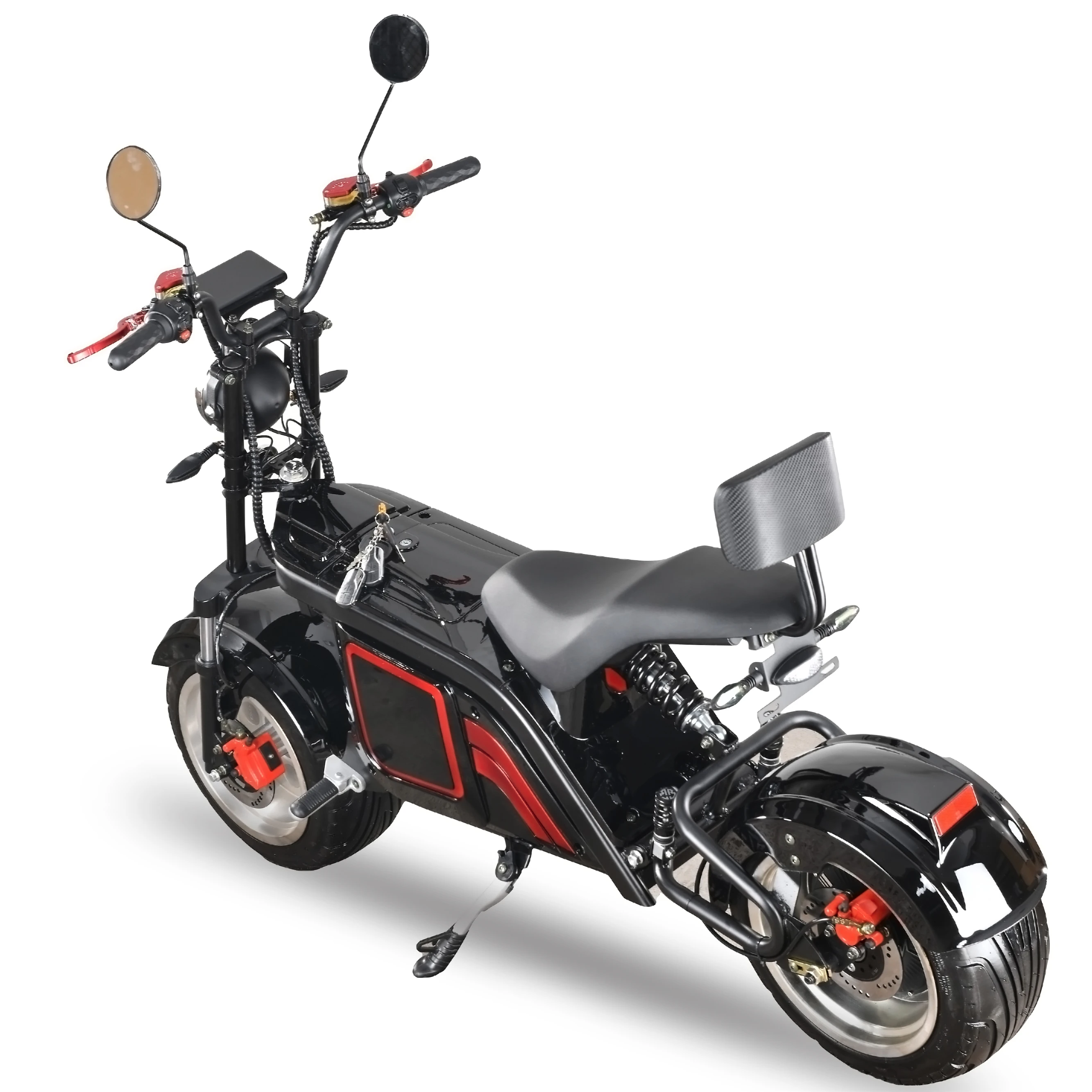 

Cheap Price Long Range Wide Wheel Wholesale China Electric Scooter With Ce, Blue red black