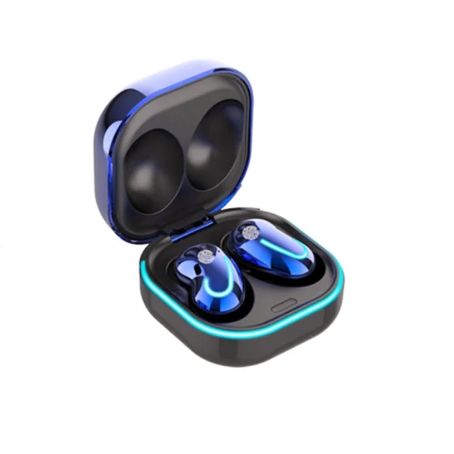 

S6 SE TWS Bluetooth Headphones Breathing Light Timetable Display Wireless Earphone 6D Stereo Sports Headsets for Samsung