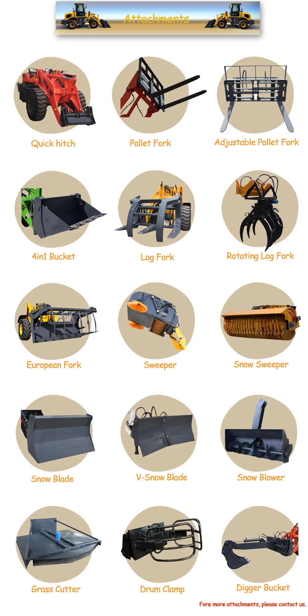 Garden miniloader wheel loader mini