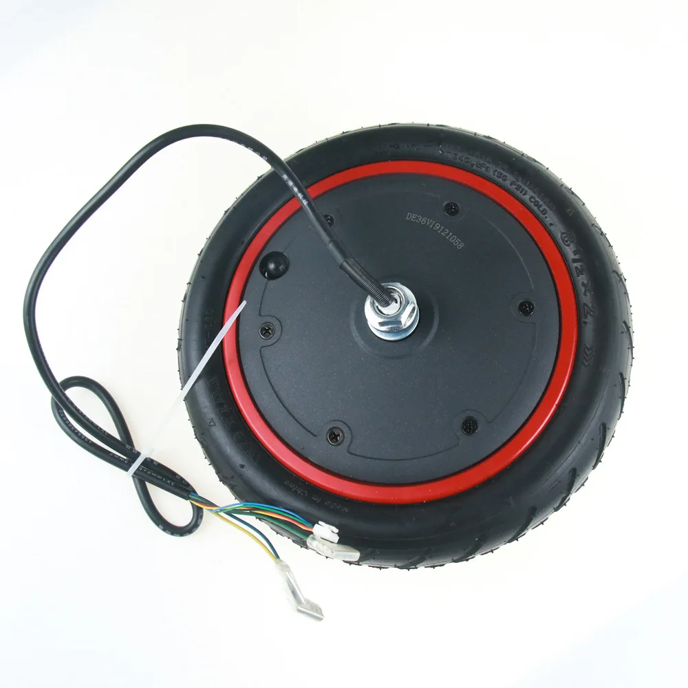 

Explosion Proof Wheels Tire 350w xiaomi m365 engine motor for electric scooter spare parts and accessories, Black