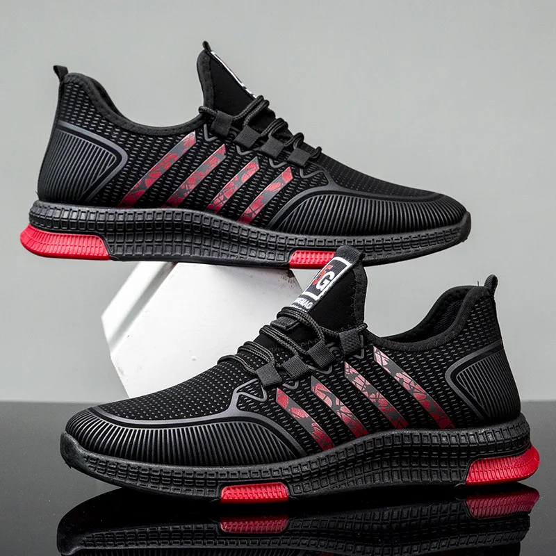 

fashion men leisure brief weight athletic sport running shoes men comfortable flat sneakers