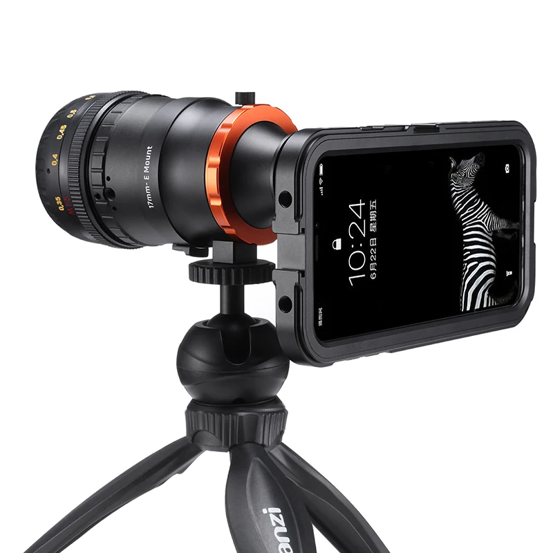 Ulanzi DOF Adapter E Mount Full Frame Camera Lens Adapter Smartphone SLR/DSLR & Cinema Lens Adapter