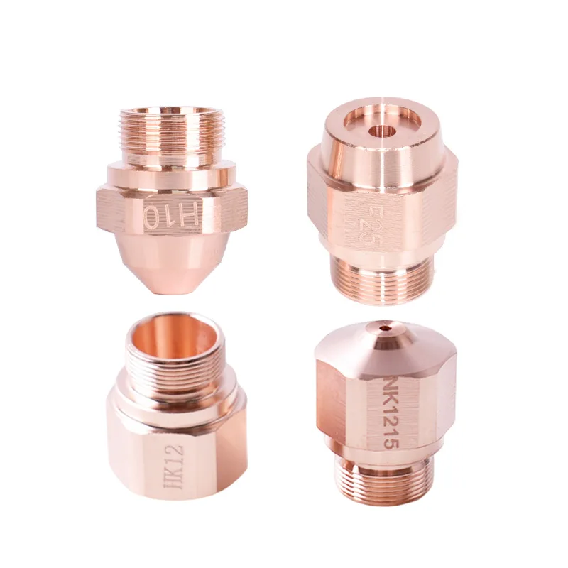 

Startnow Laser Cutting Nozzles HK NK Metal Cutting Head Single Double Layer 1.0 3.0mm Nozzle Connect Base10064099 2-08700 Seat