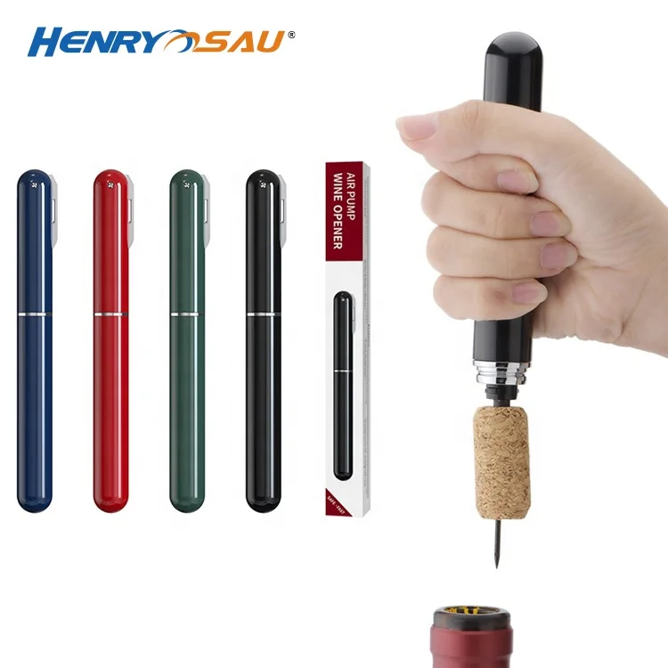 

Funny Portable Easy Remove Blue Air Pump Wine Bottle Wine Opener Air Pressure