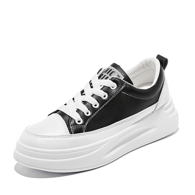 

Womens casual shoes walking style shoes sport sneakers shoes stock, Black/white