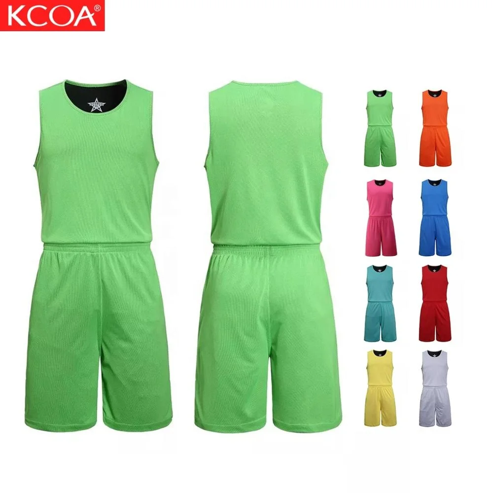 

2020 KCOA Promotional Stocked Adult 100% Polyester Reversible Mens Sports Basketball Uniforms