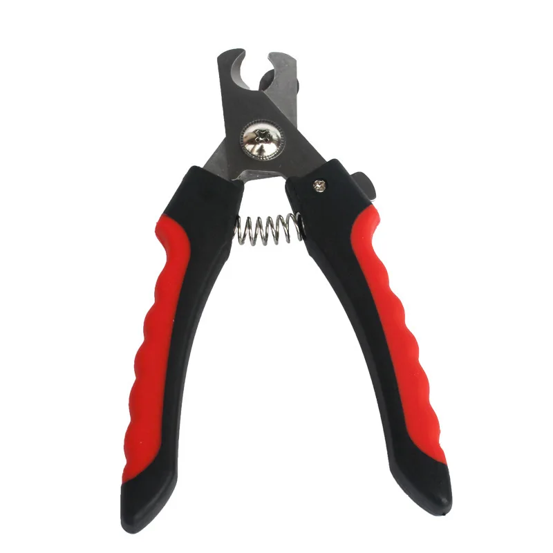 

2021 Pet Nail Clippers Set Stainless Steel Cheap Nail Clipper Pet Grooming Clipper, Red