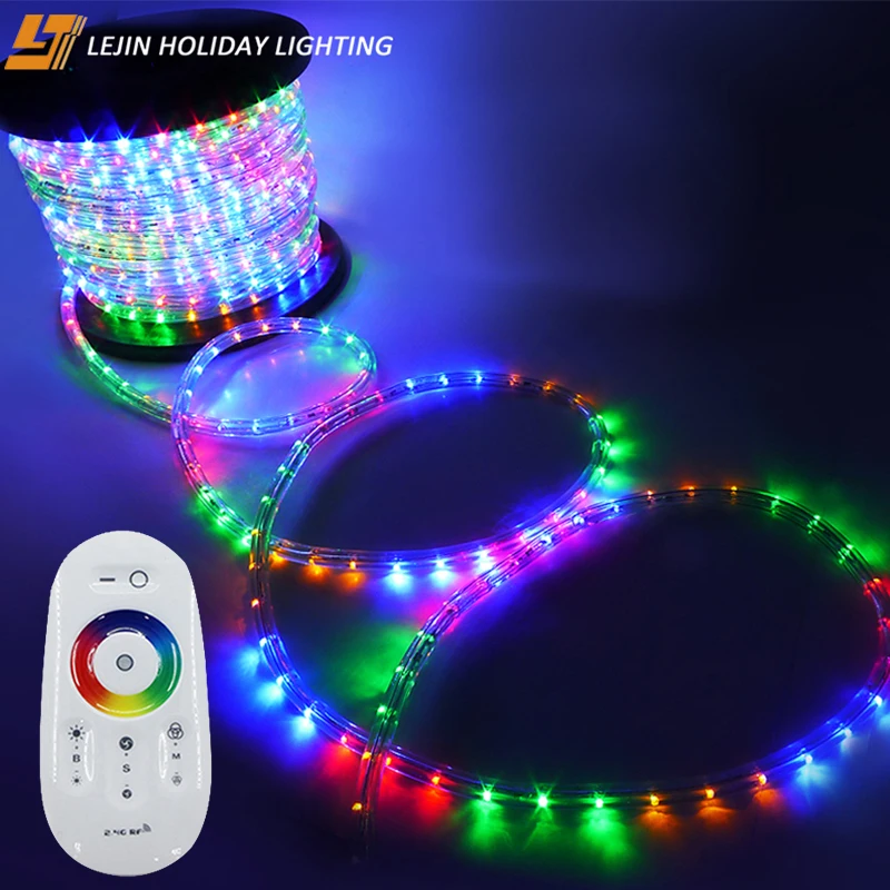 LED christmas chasing lights 20m/5m meter led rope lights suppliers