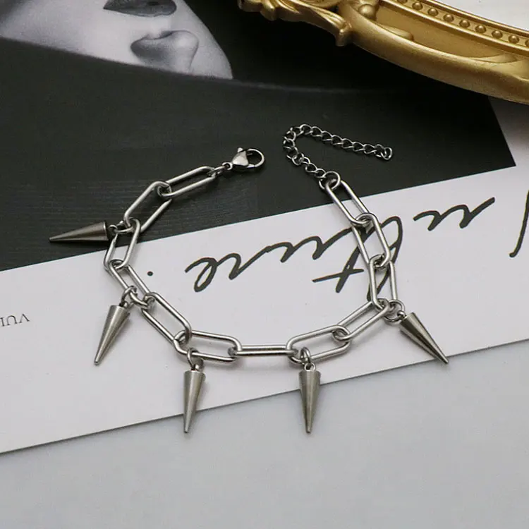 

Fashion punk bracelet hip-hop style rivet bracelet accessories