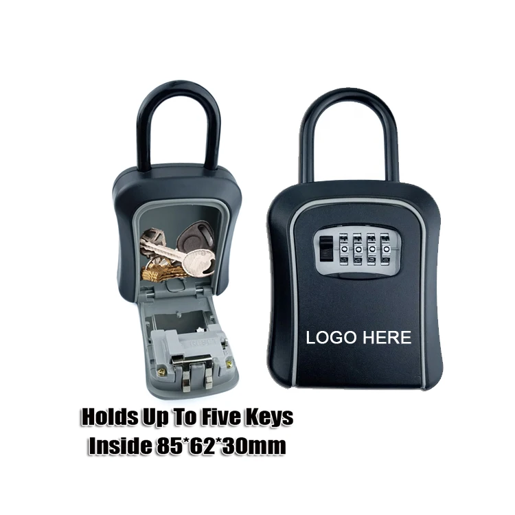 

Digital Safety Lock with Combination Secure Waterproof Beach padlock Box Locker Key safe box beach door lock key safe