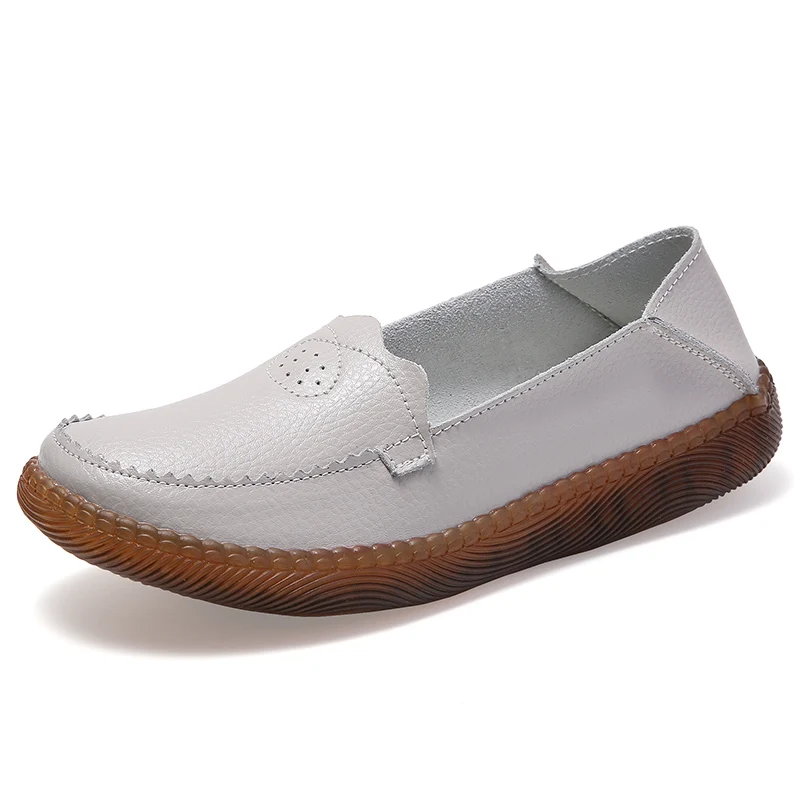 

Normal women leather flat open shoes ladies