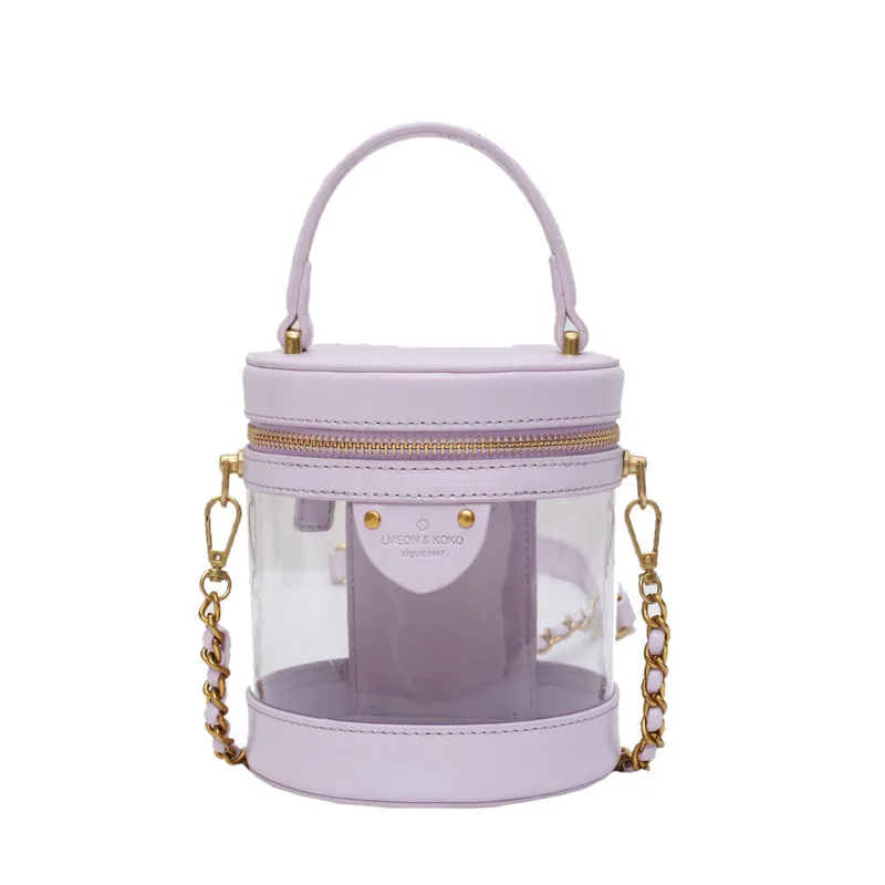 

2020 jelly purse handbags jelly purse multi color purses jelly clean surface drum bags, Black/white/purple/brown