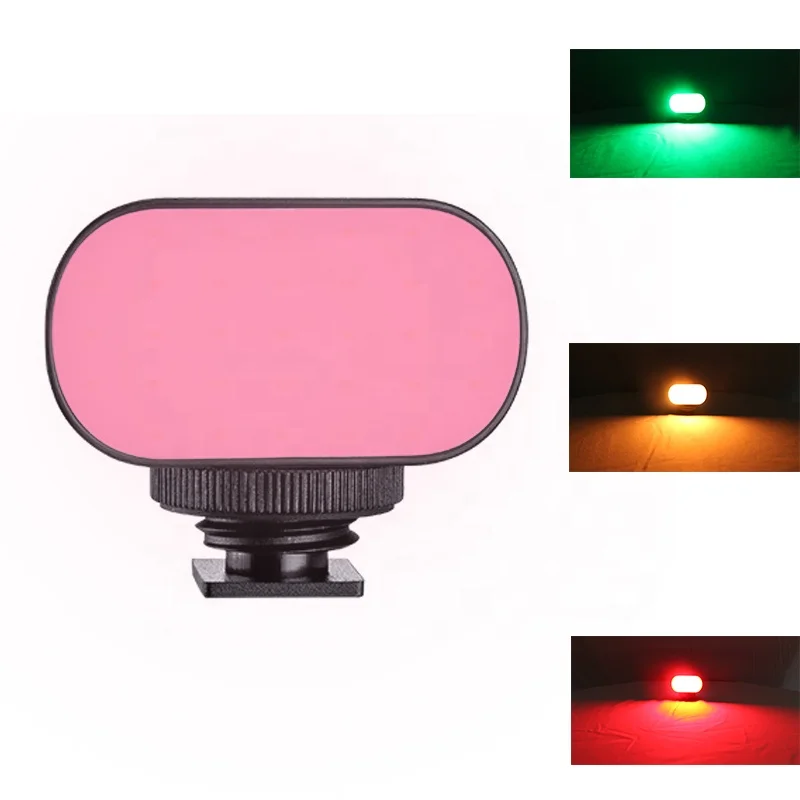 

Mini LED Video Photography Fill-in RGB Light With Type-C Port, White/custom