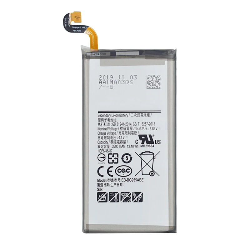 

Factory Rechargeable Mobile Battery Eb-Bg955Aba For Samsung Galaxy S8 Plus S8+ G9550 G9550F Battery