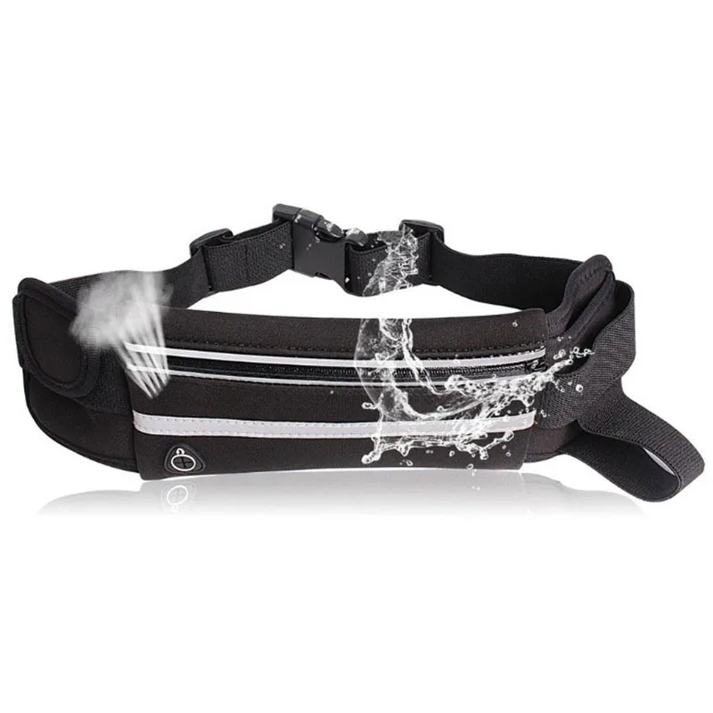 

Fashion Slim Fanny Pack Water Resistant Hiking Waist Bag Pack for Sports Workout Running, Black,pink,orange,blue,green