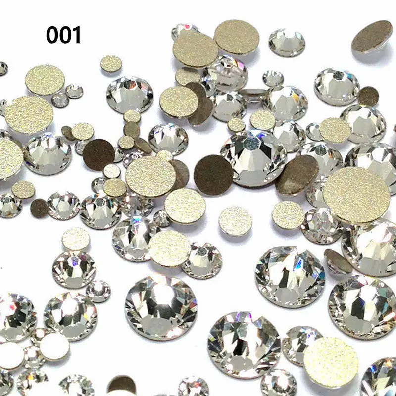 

2088 Cutting Crystal Furniture Round Flatback Non Hot Fix Rhinestone for Nail Art