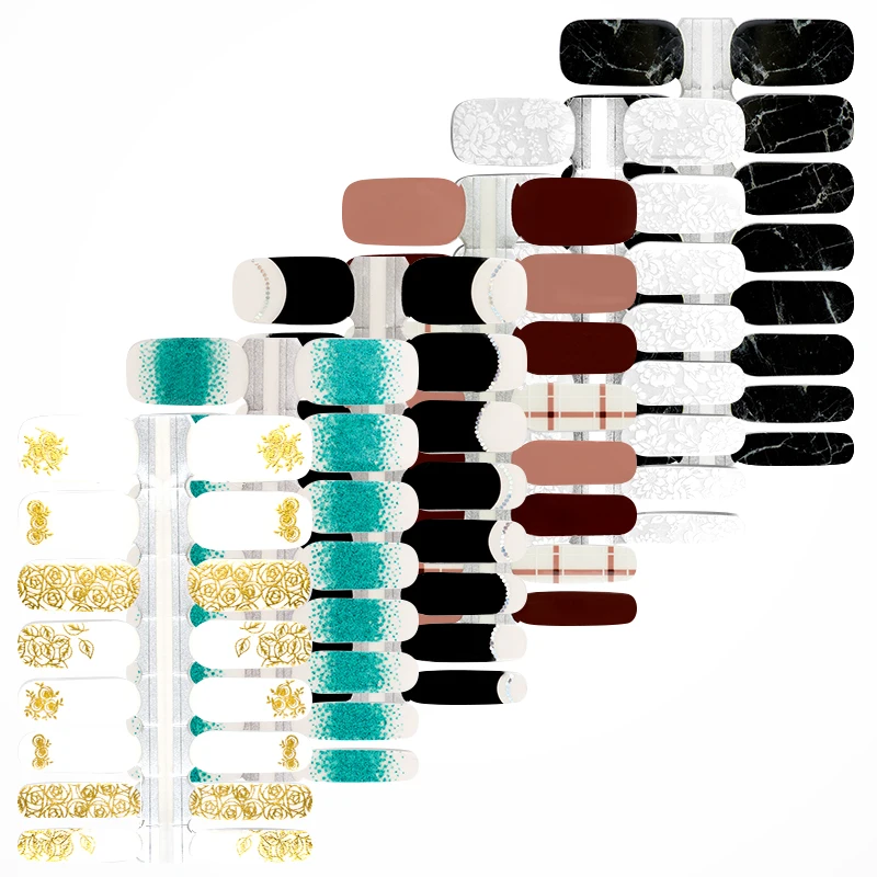 

Uv gel hot selling semicured gel stickers nail factory gel nail stickers