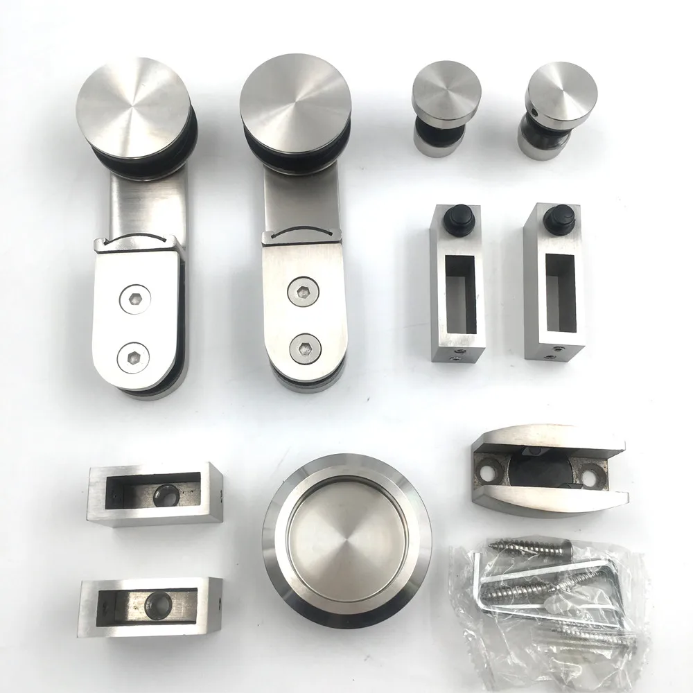 China Shower Door Rollers Sliding Bathroom Fittings For Frameless Glass