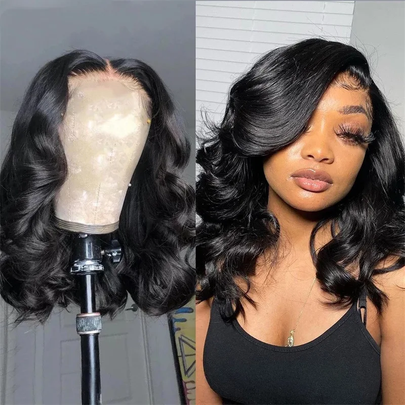 

Wholesale Body Wave Wigs Brazilian Woman Body Wave 18 Inch Black Synthetic Wig Headband Synthetic Hair Wigs
