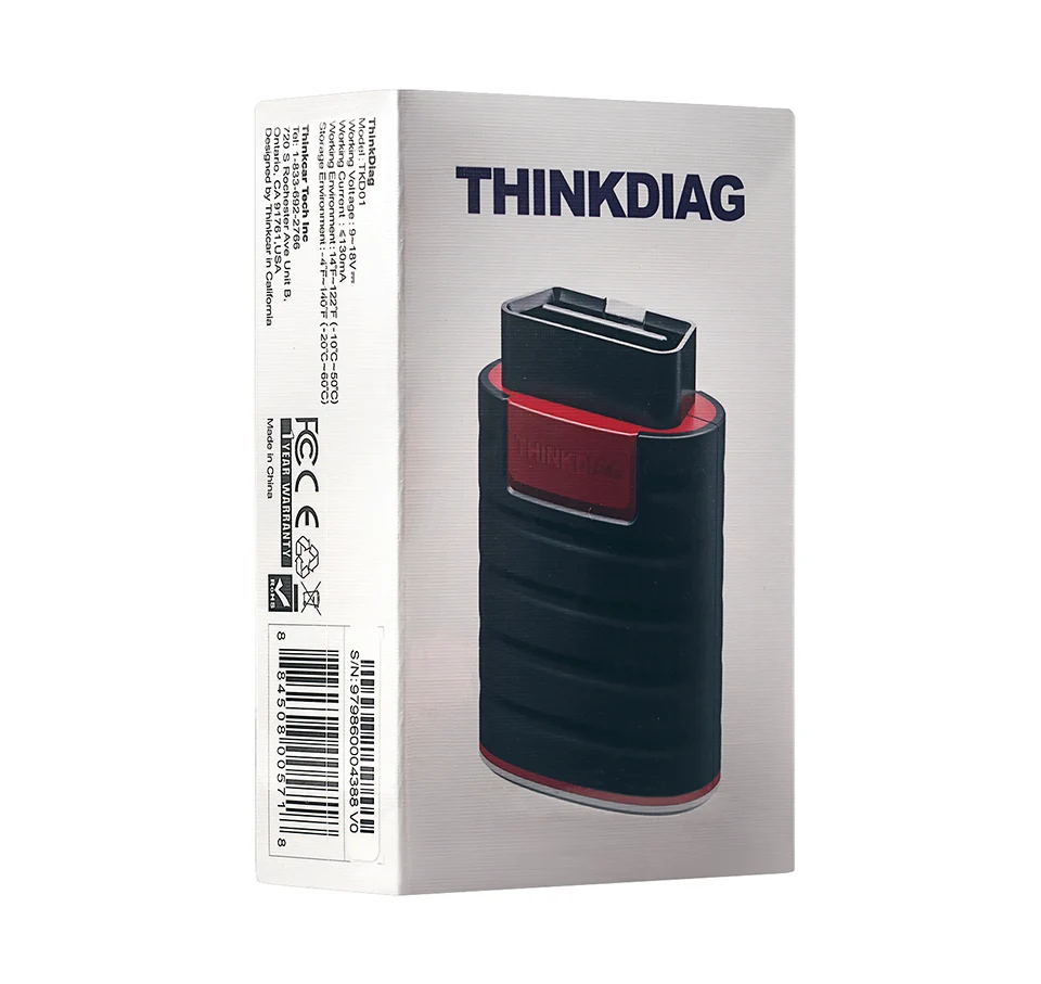 

Think car Thinkdiag New Boot Full Software Reset 1 Year OBDII EOBD Code Reader Easydiag Android/IOS Scanner OBD2 Diagnostic Tool