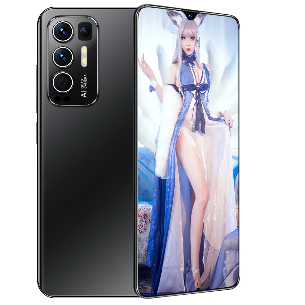 

Best Sale 6.7 inch big screen gaming mobile Android11.0 Smartphones 8+256GB 5G Cellphones 6800mAh Large Capacity Mobile Phones, Black/silver/blue