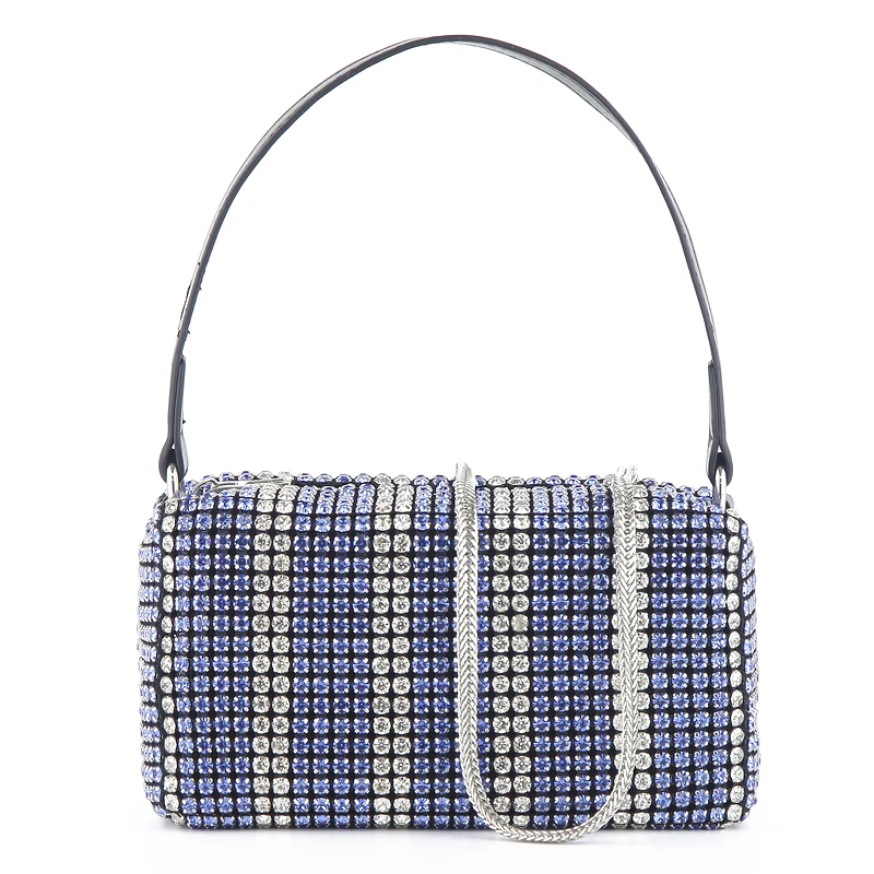 

2021 Designer Luxury Pro Buyer New Fashion New Pattern Underarm Bag Diamonds Chain Link Tote purse Fashion Luxury Women Single