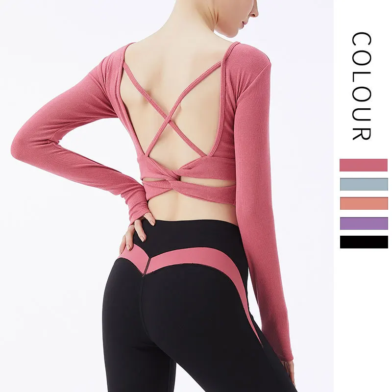 

2020 Custom Logo Wholesale Hot Selling Seamless Gym Printed With Print Cotton Athletic Fit Long Sleeve T Shirts