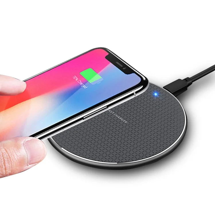 

Weaddu Smart Mobile Phone Wireless Charging Pad, Qi Wireless Charging Pad Universal 10w Fast Qi Wireless Charger