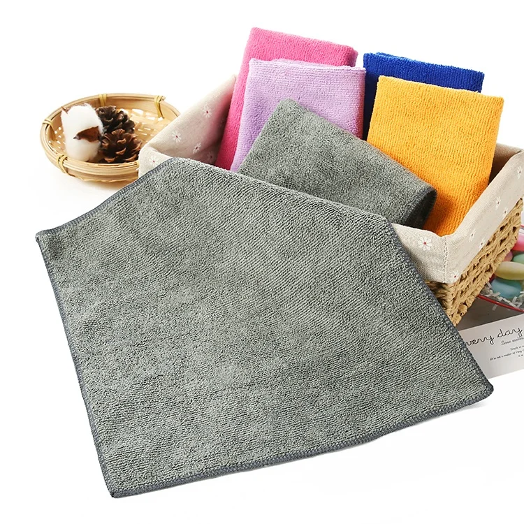 

Wholesale Microfiber Car Wash Towel Terry Cloth kitchen window glass household Micro Fiber Washing Towels For Car Cleaning, 5 colors