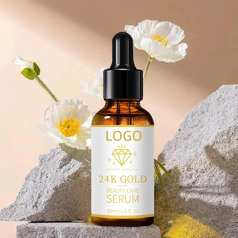 

24 K Gold Wrinkle Serum Face Treatment Whitening Collagen Skin Hydrating Serum Beauty Nicotinamide Anti Acne Remover Oil