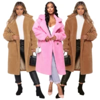 

Fashion thick women's suit collar coat