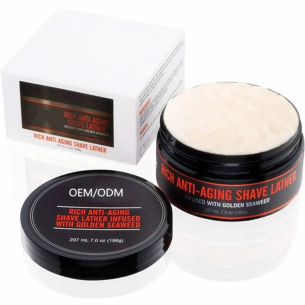 Oem/odm Eliminates Razor Burn Bumps Rashes And Ingrown High Quality Natural Men Shaving Cream