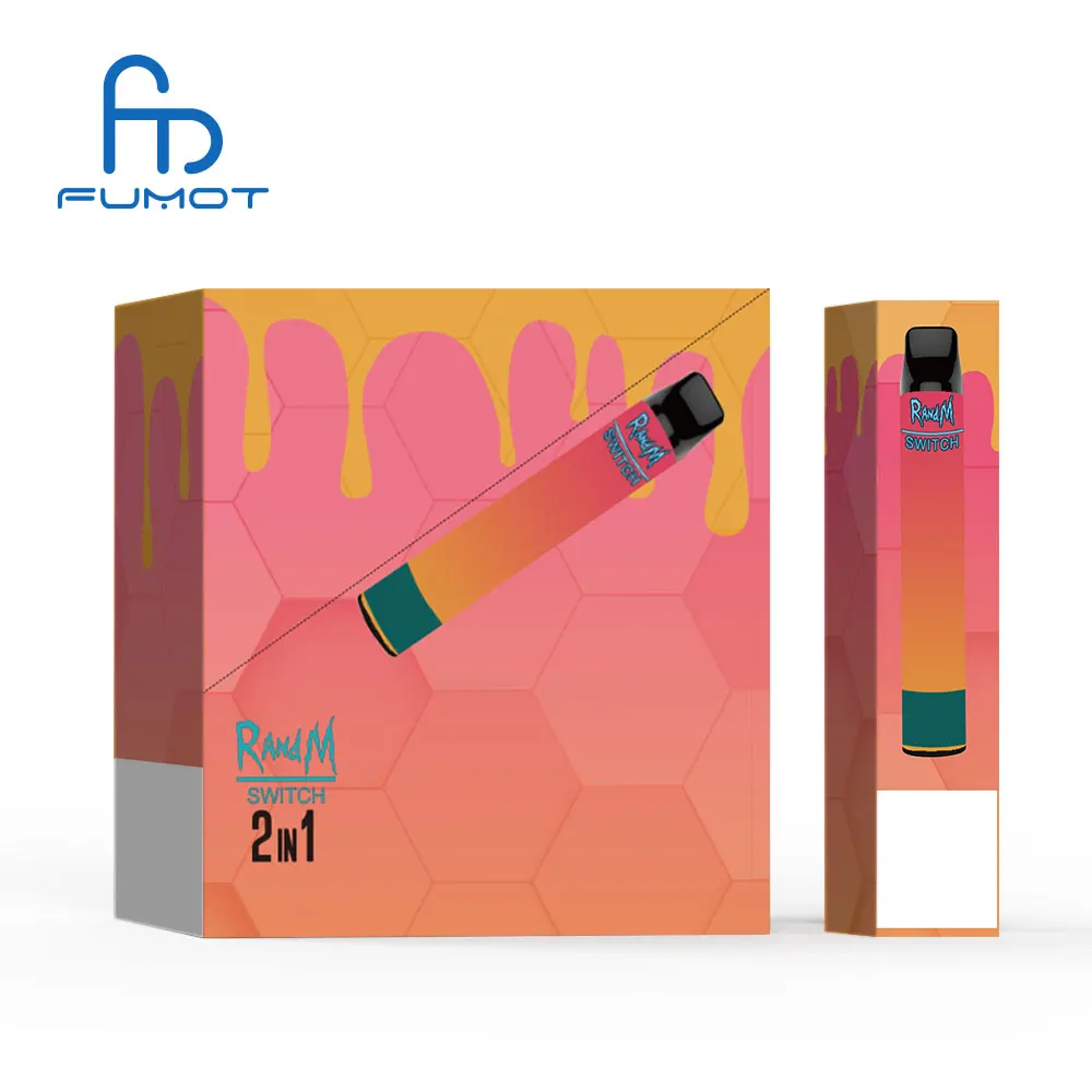 

Most popular 2 in 1 vape pen RandM switch 2400 with 18 coloors
