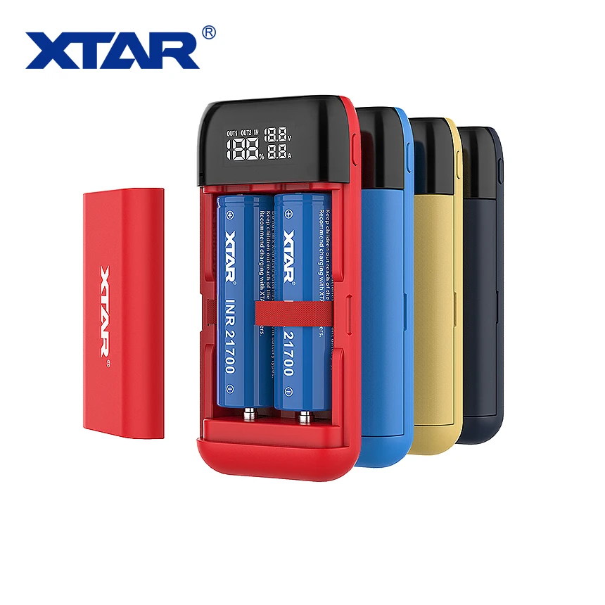 

New coming 2019 XTAR PB2S mobile phone power bank 18650 battery charger