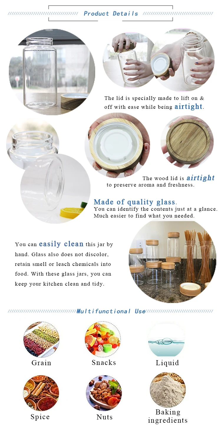 glass storage jar