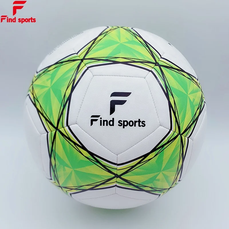 machine stitched soccer ball size 5 4 3 football ball soccer with high shiny PVC