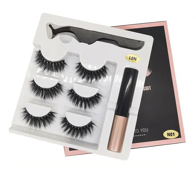 

Factory Manufacturer Magnetic 3D Natural Eyelashes