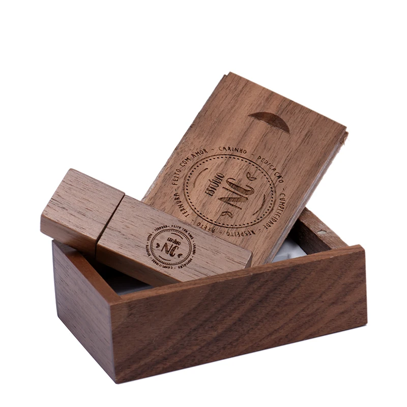 

Jaster rectangle wooden pendrive memory stick custom logo pendrive 4GB 8GB 16GB 32GB 64GB 128GB USB2.0 Wood USB Flash Drives