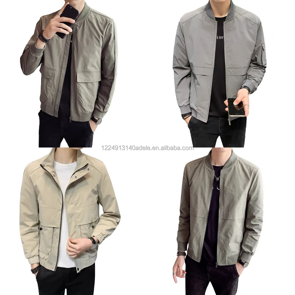 

Wholesale new design style hot sale high quality men's winter jacket coats custom mens bomber jacket