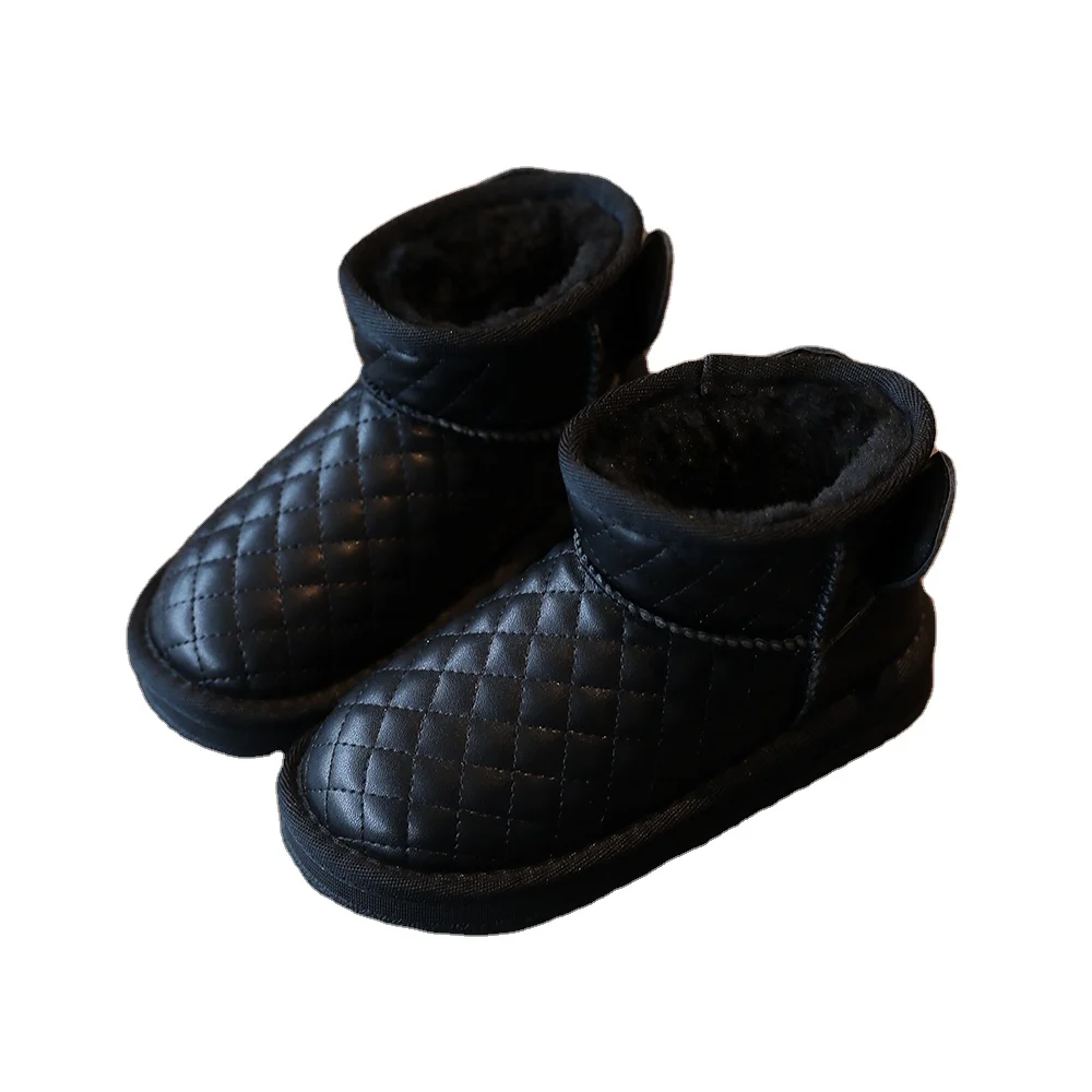 

2021 Winter cotton shoes for boys warm leisure children snowshoes children's casual shoes, Pink