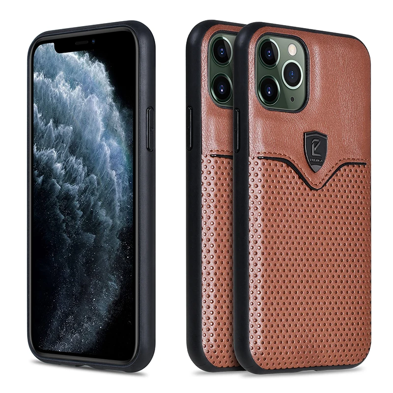 

PULOKA Wholesale Factory Simple Leather Cell Phone Case Mobile phone cover for Iphone 11
