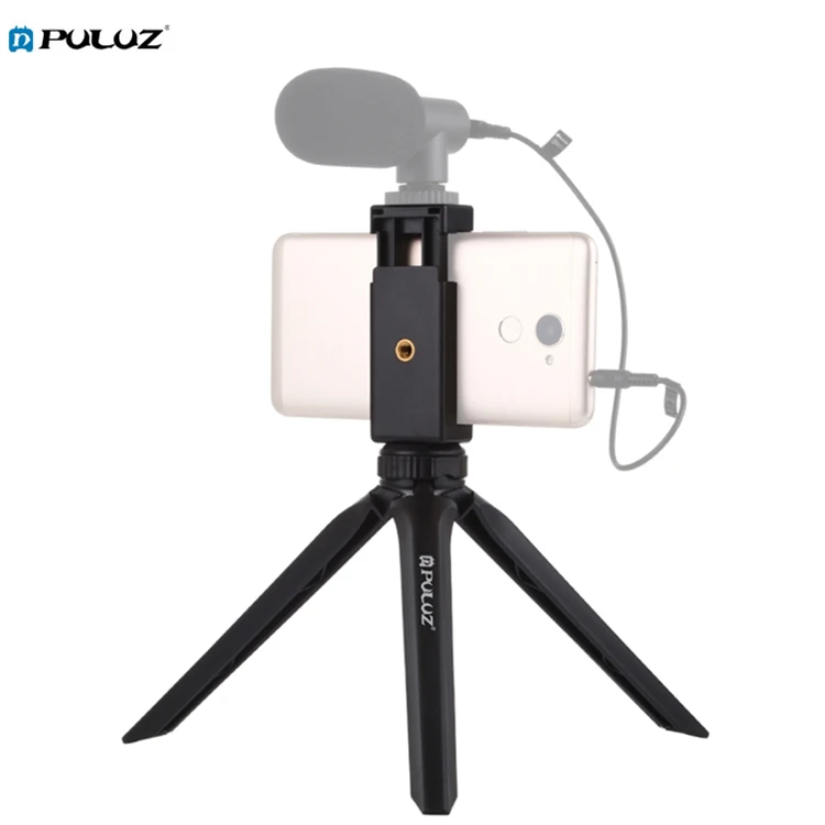 

Wholesale Price PULUZ Pocket Mini Plastic Tripod Mount with Phone Clamp for Smartphones, Black/pink