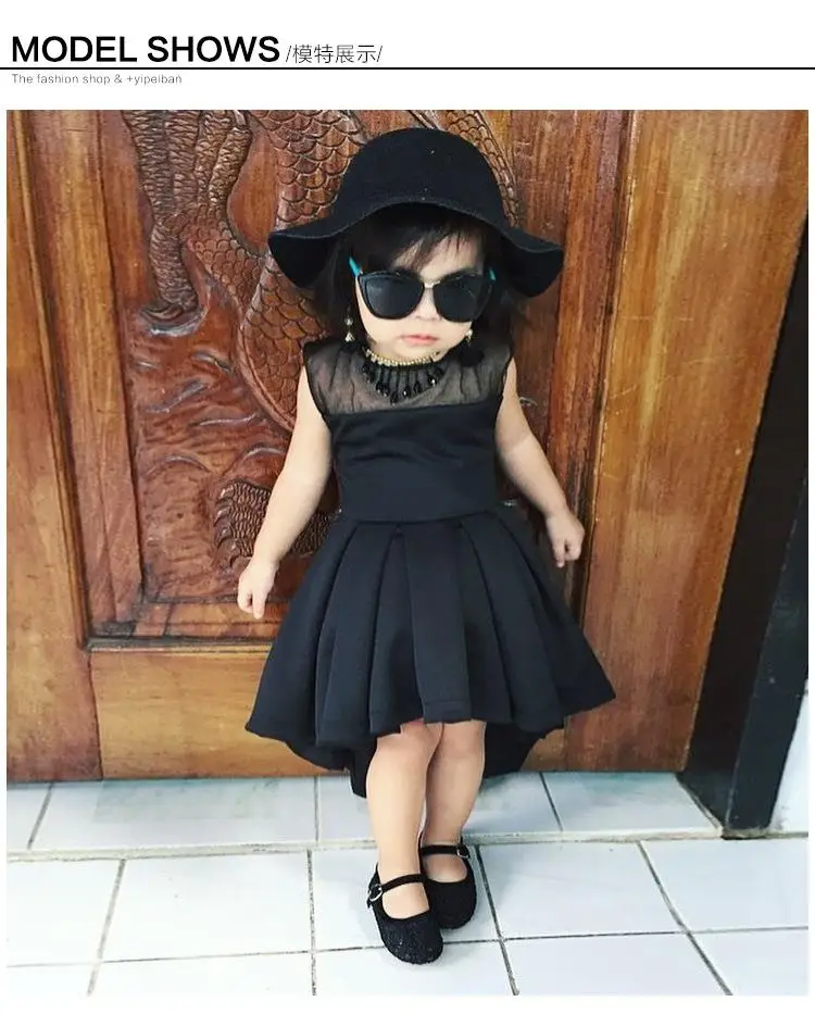 girls black sundress