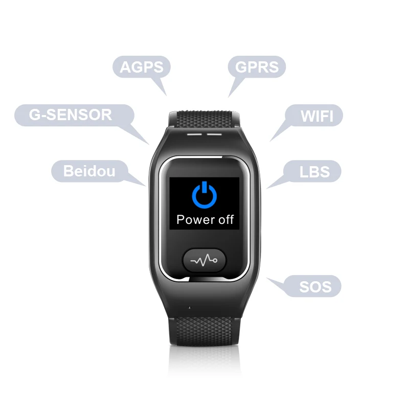 

4G GPS Elderly Smart Watch Heart Rate Blood Pressure Monitor GPS Positioning SOS LBS Wifi G-Sensor Agps Calling For Elderly Use