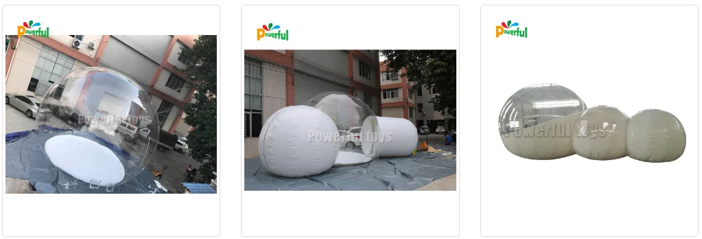 Clear inflatable bubble tent with tunnel ,inflatable tents for trade shows,inflatable garden tent