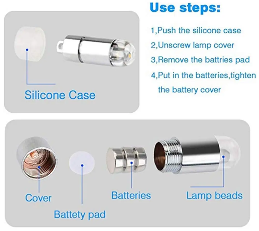 High Quality Waterproof Flashing Led Balloon Lights For Party Lantern