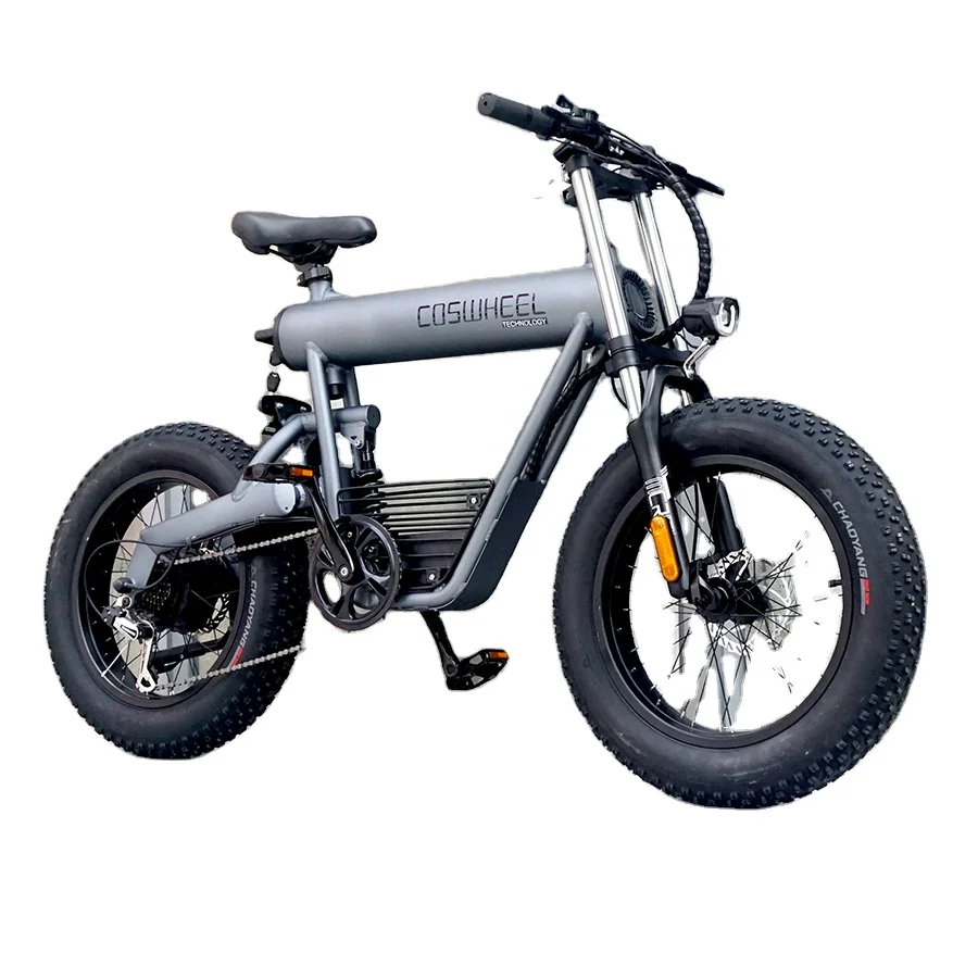 

fat tire electric bike 20'' tire mountain bike bike Aluminium Alloy bicycle frame, Space grey