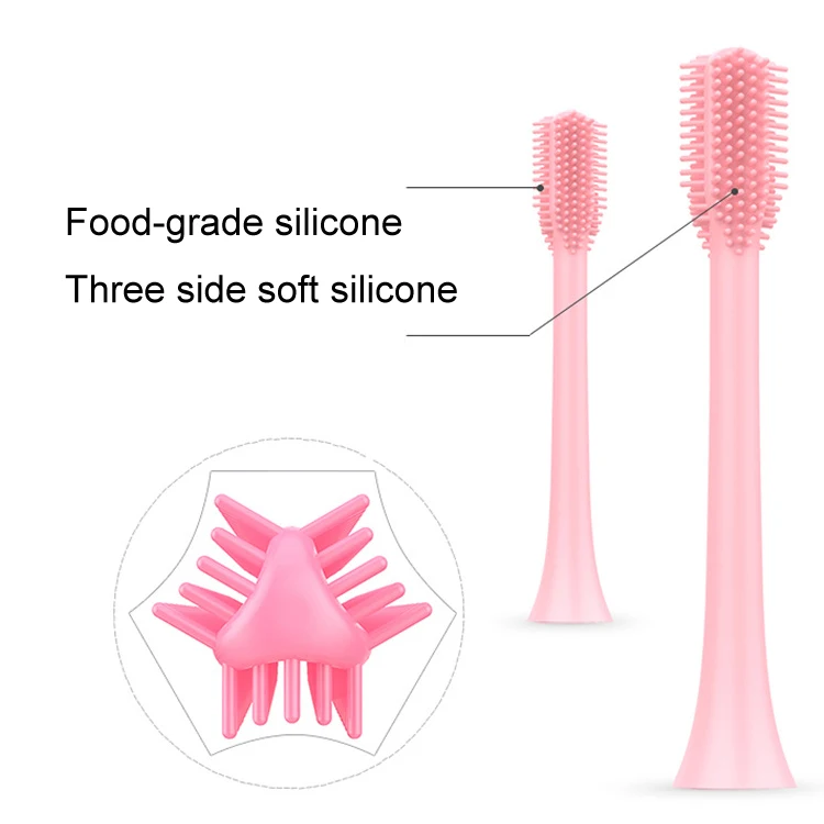 Wireless Rechargeable Eco Friendly Automatic 360 Degree Silicone Head